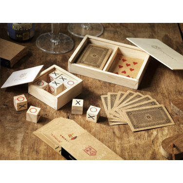Logotrade business gifts photo of: Tic Tac Toe Game Bamboo
